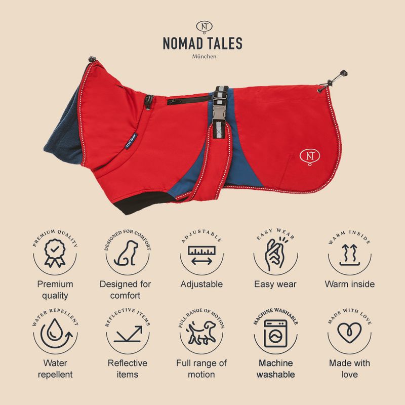 Nomad Tales Bloom Hundemantel Sunset zu TOP-Preisen