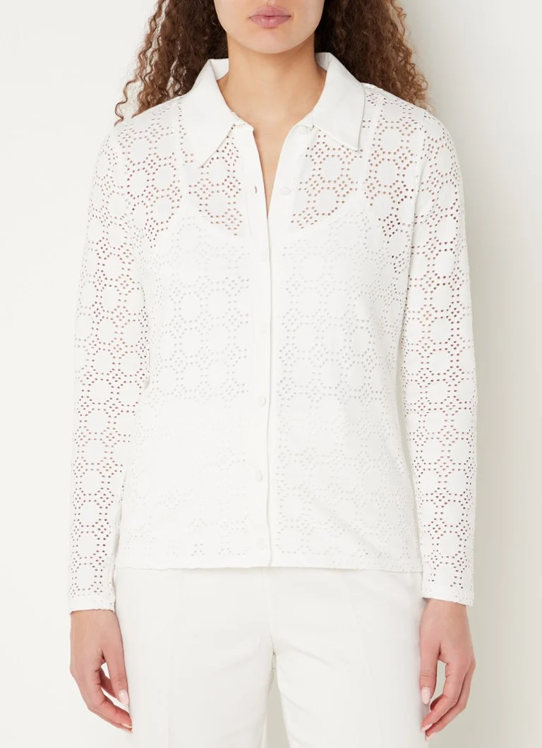 Blusa Phase Eight Vida con motivo traforato