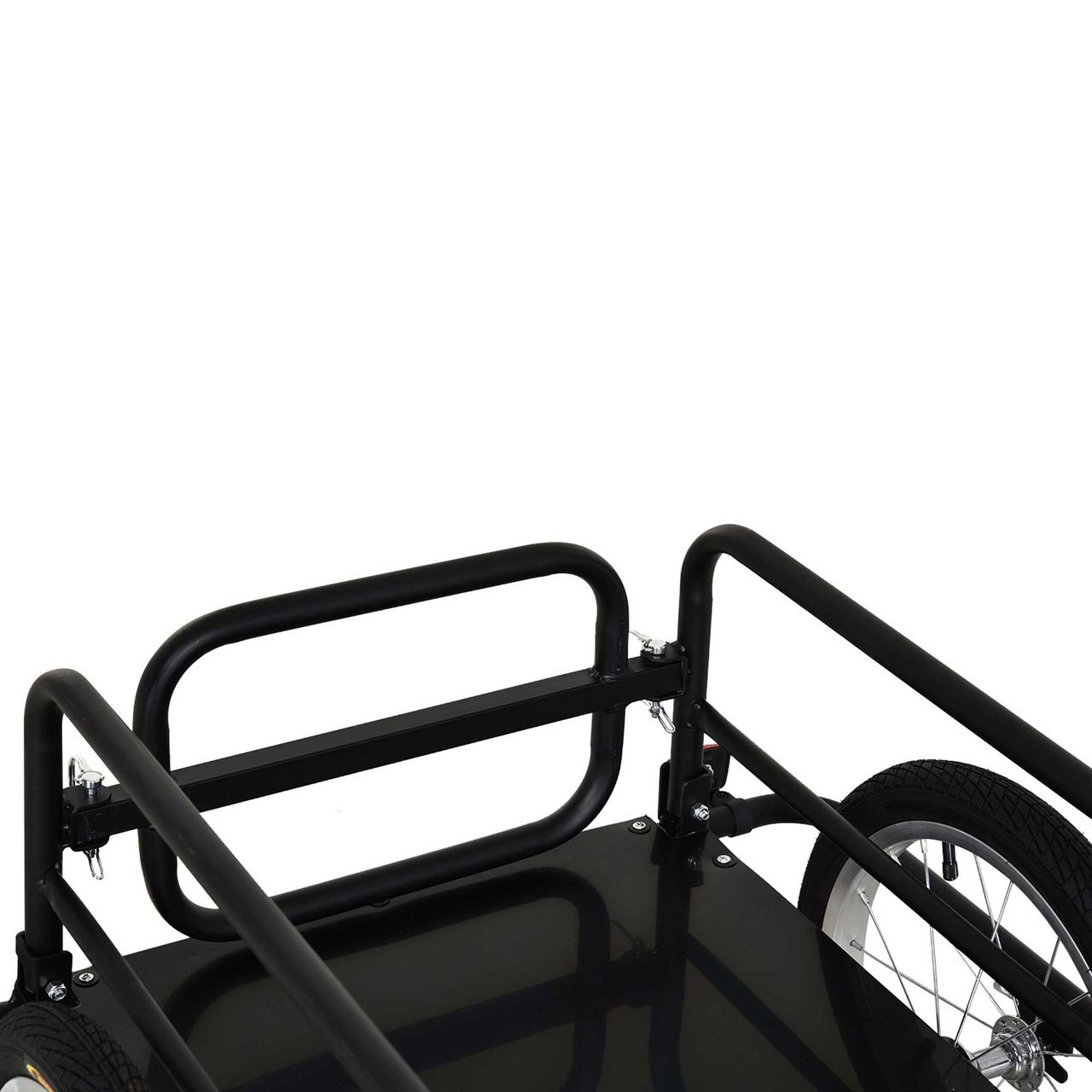 HOMCOM Fahrradanhänger Lastenanhänger für Fahrrad 40kg Belastbarkeit