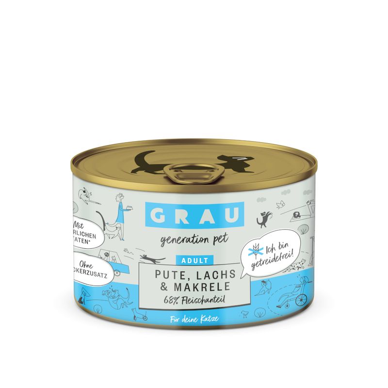 Sparpaket GRAU Adult Getreidefrei 12 x 200 g