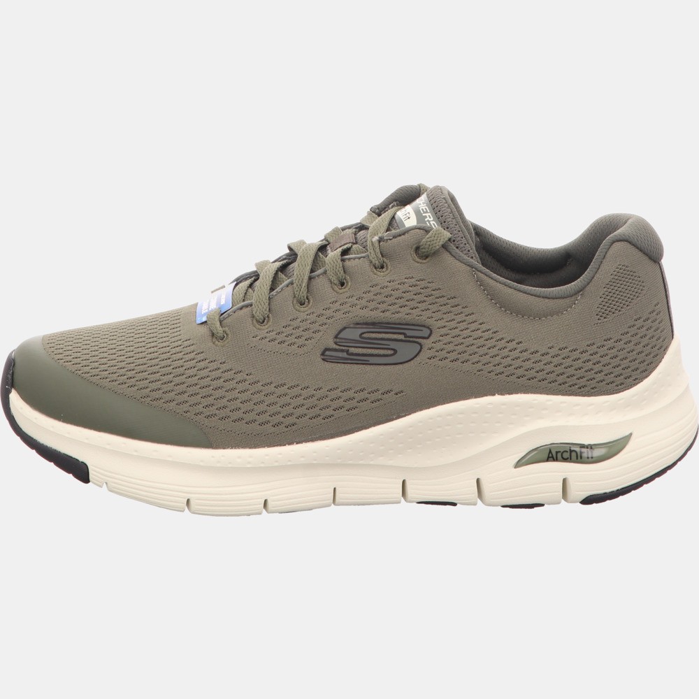 SKECHERS Freizeit Schnürer grün Skechers Arch Fit
