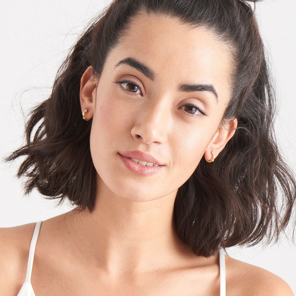 Ania Haie Créoles 925 Argent Boucles d'oreilles