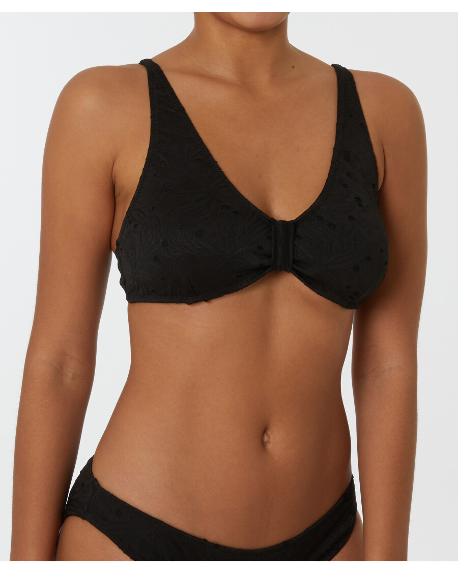 Bikini-Oberteil Lochmuster