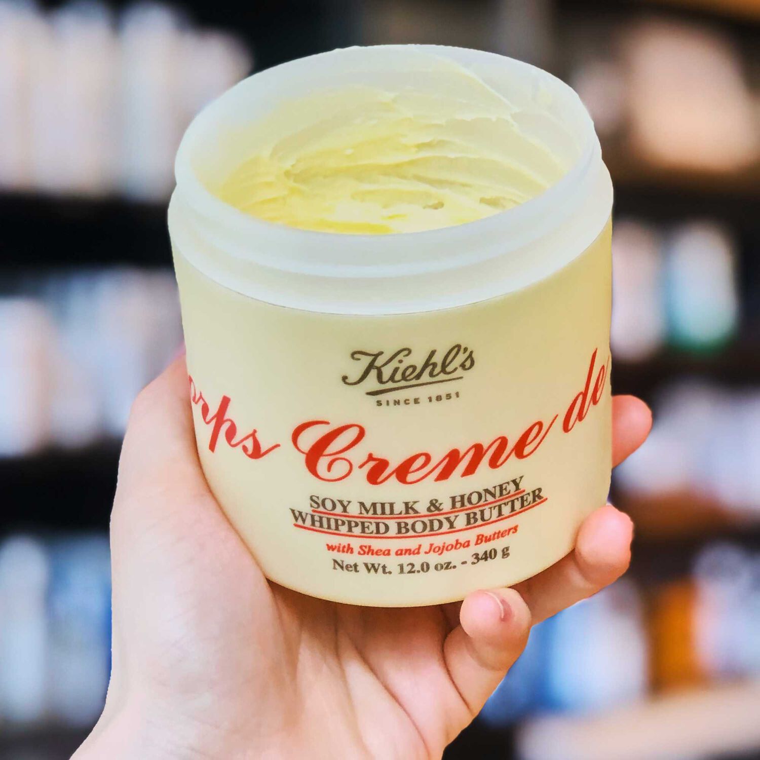 kiehl's Creme De Corps Whipped Body Butter Crème fouettée nourrissante corps au beurre de karité 226g