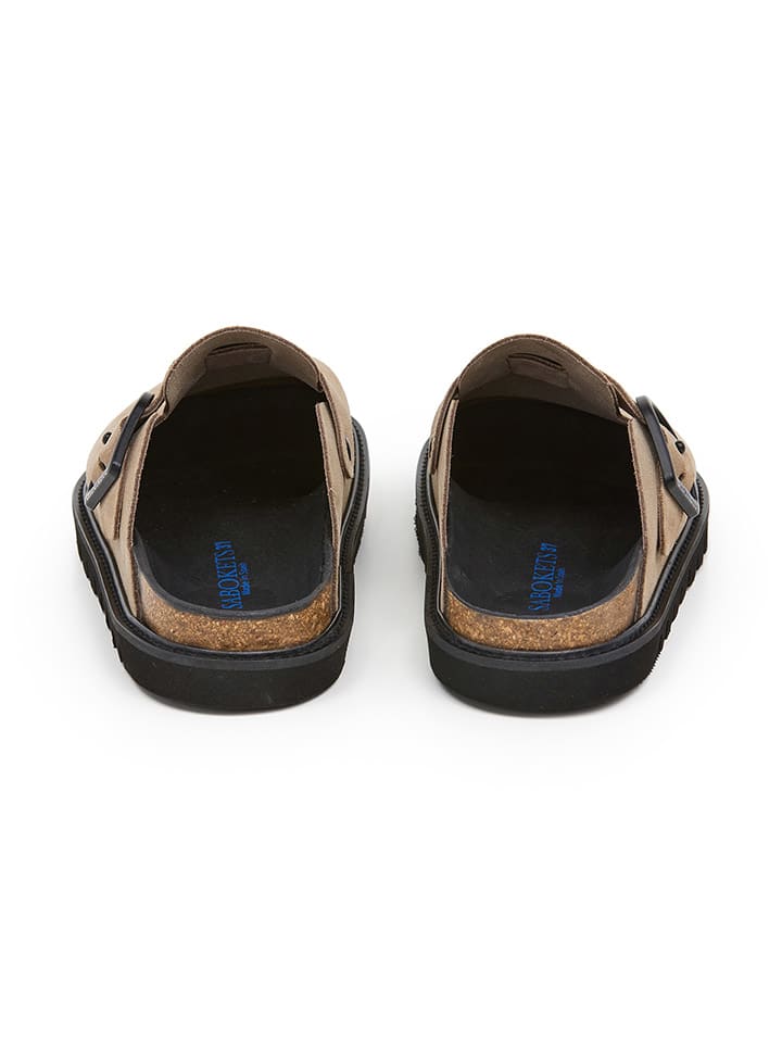 SABOKETS Leder-Clogs in Beige günstig kaufen