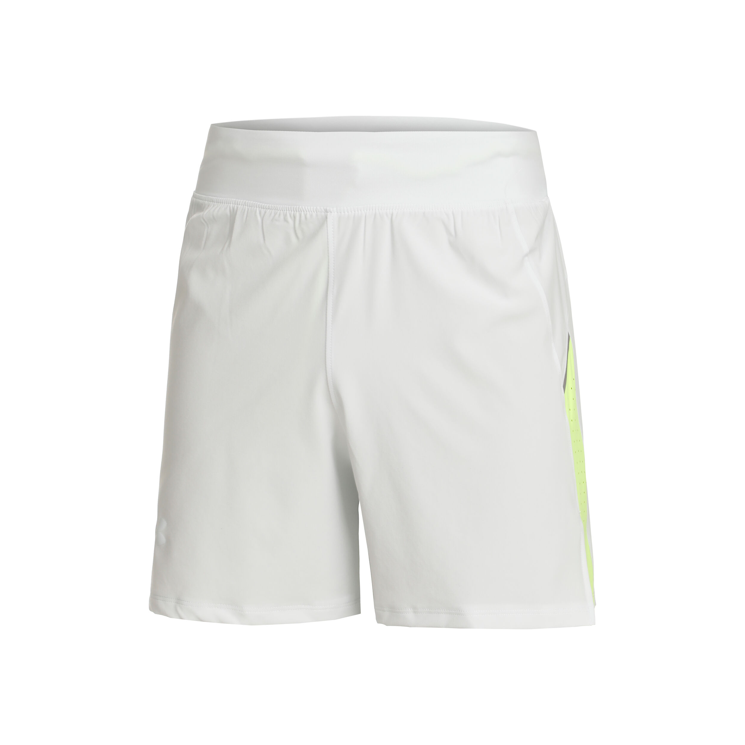 Launch Elite 5in Shorts Herren - Weiß, Neongelb