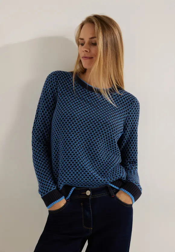 CECIL Two-Colored Strickpullover