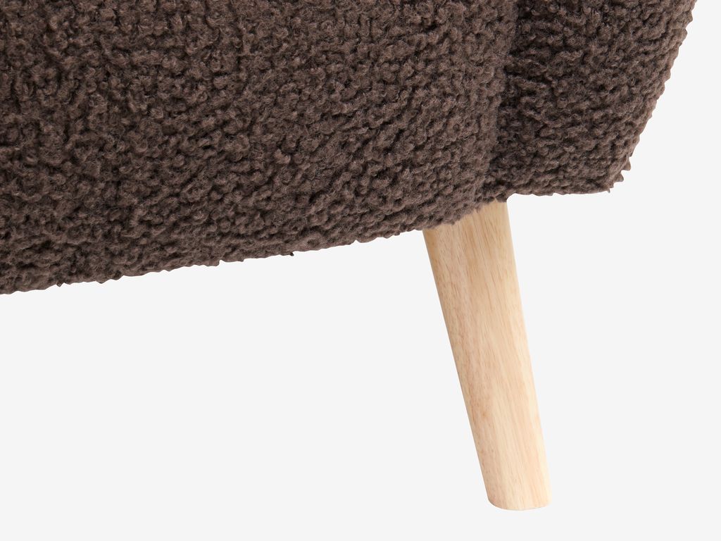 VILDSUND armchair VILDSUND fabric brown/natural