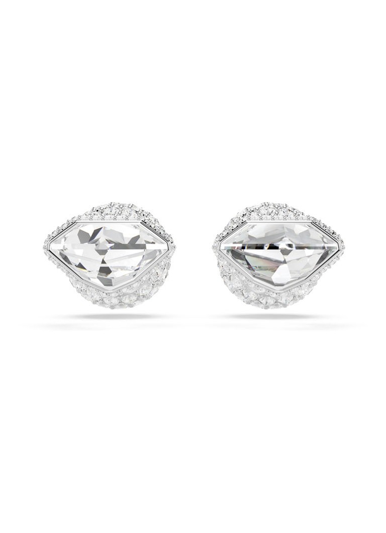 Swarovski Lucent stud earrings with crystal