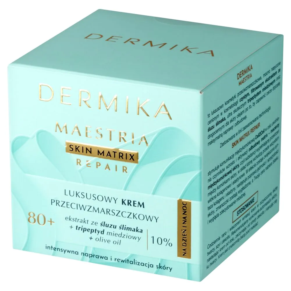 Dermika Maestria Luxurious Anti-Rimpelcrème 80+ voor dag en nacht 50 ml