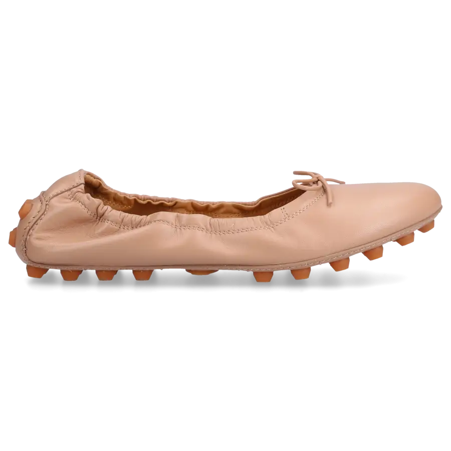 Tod's - Ballerinas BUBBLE Kalbsleder - beige