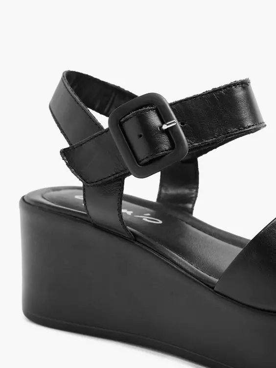5th Avenue Leder Keilsandalette