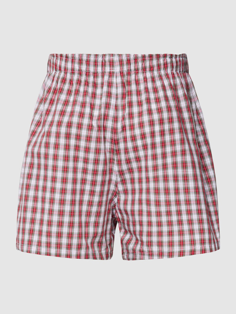 Boxershorts mit Allover-Muster im 3er-Pack in schwarz