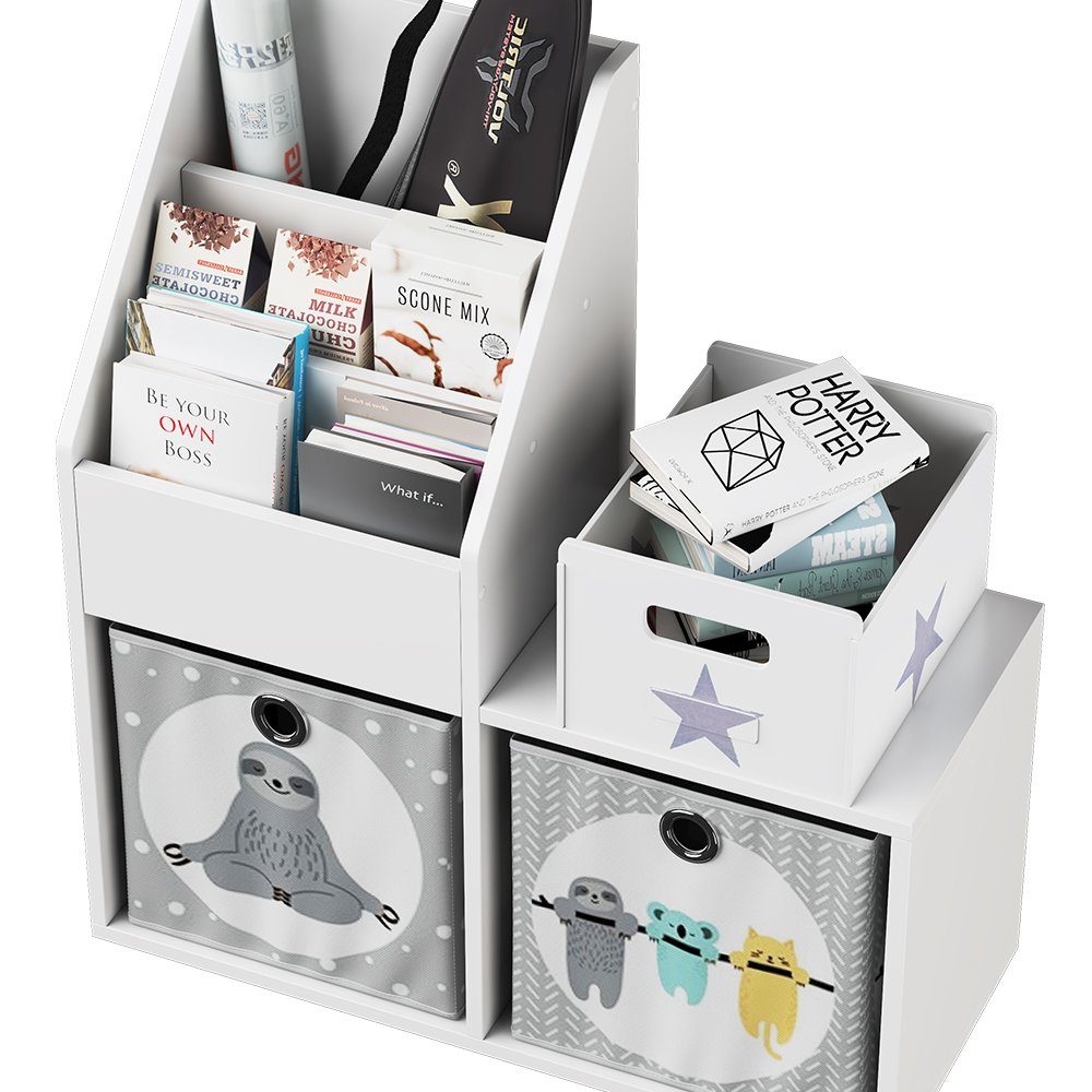Livinity Bücherregal Kinderregal CONNY Weiß