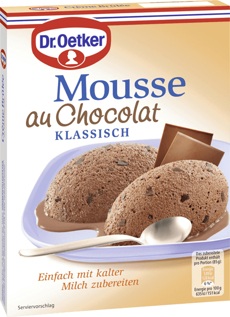 Dr. Oetker Mousse au Chocolat klassisch