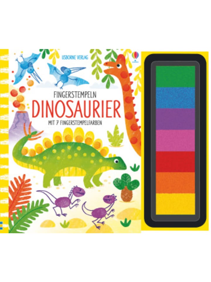 Usborn Buch - Fingerstempeln: Dinosaurier günstig kaufen onesize