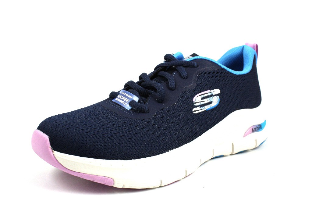 SKECHERS Freizeit Schnürer blau