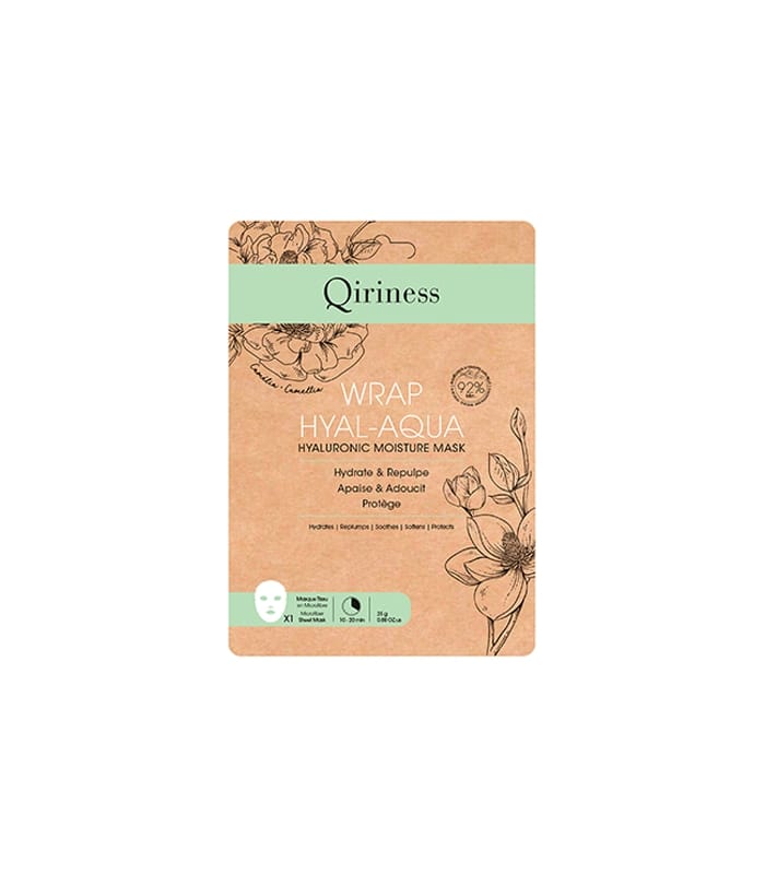 Qiriness-WRAP HYAL-AQUA-Masque Microfibre Hydratant
