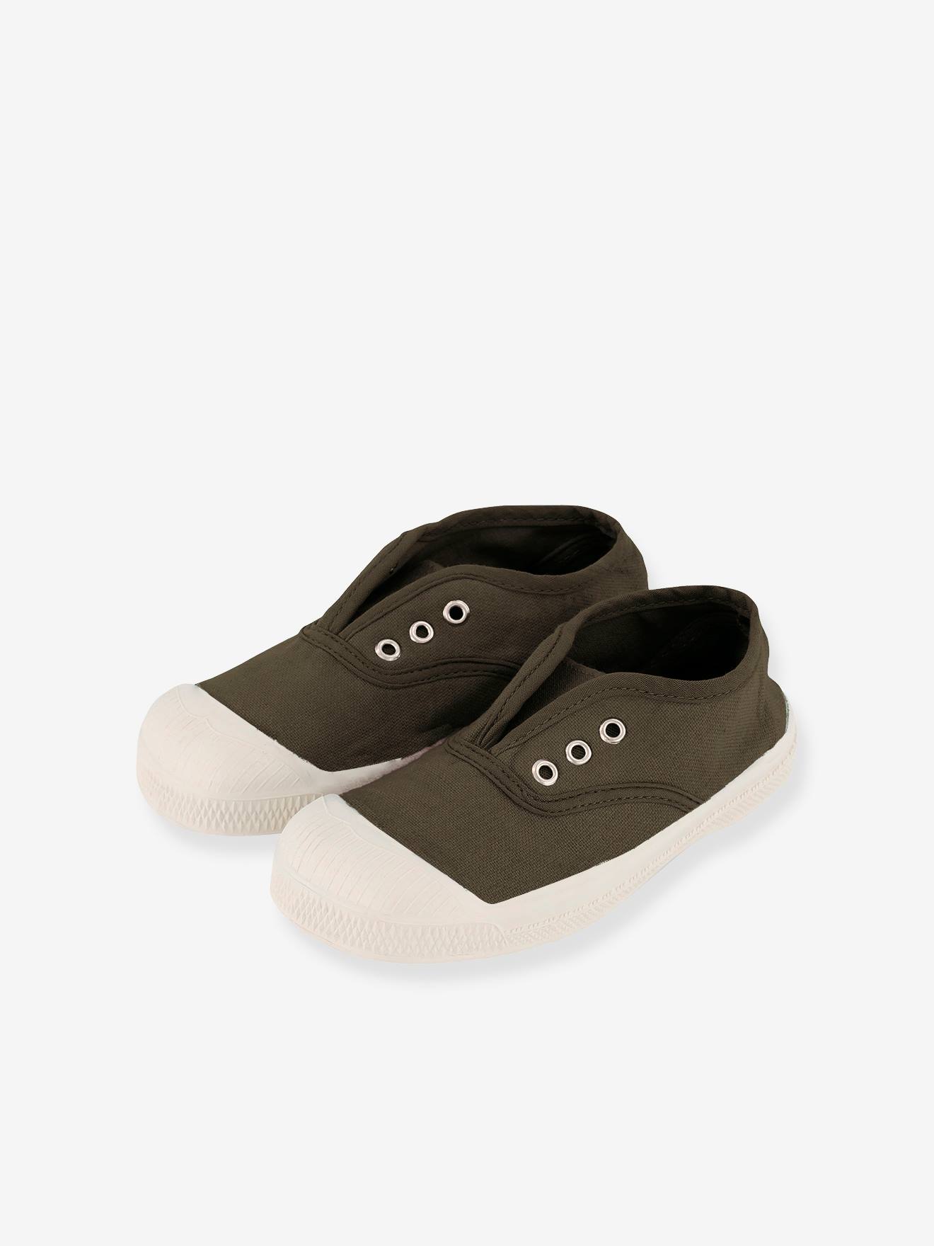 Bensimon Kinder Stoffschuhe mit Gummizug ELLY BENSIMON Oeko-Tex - khaki