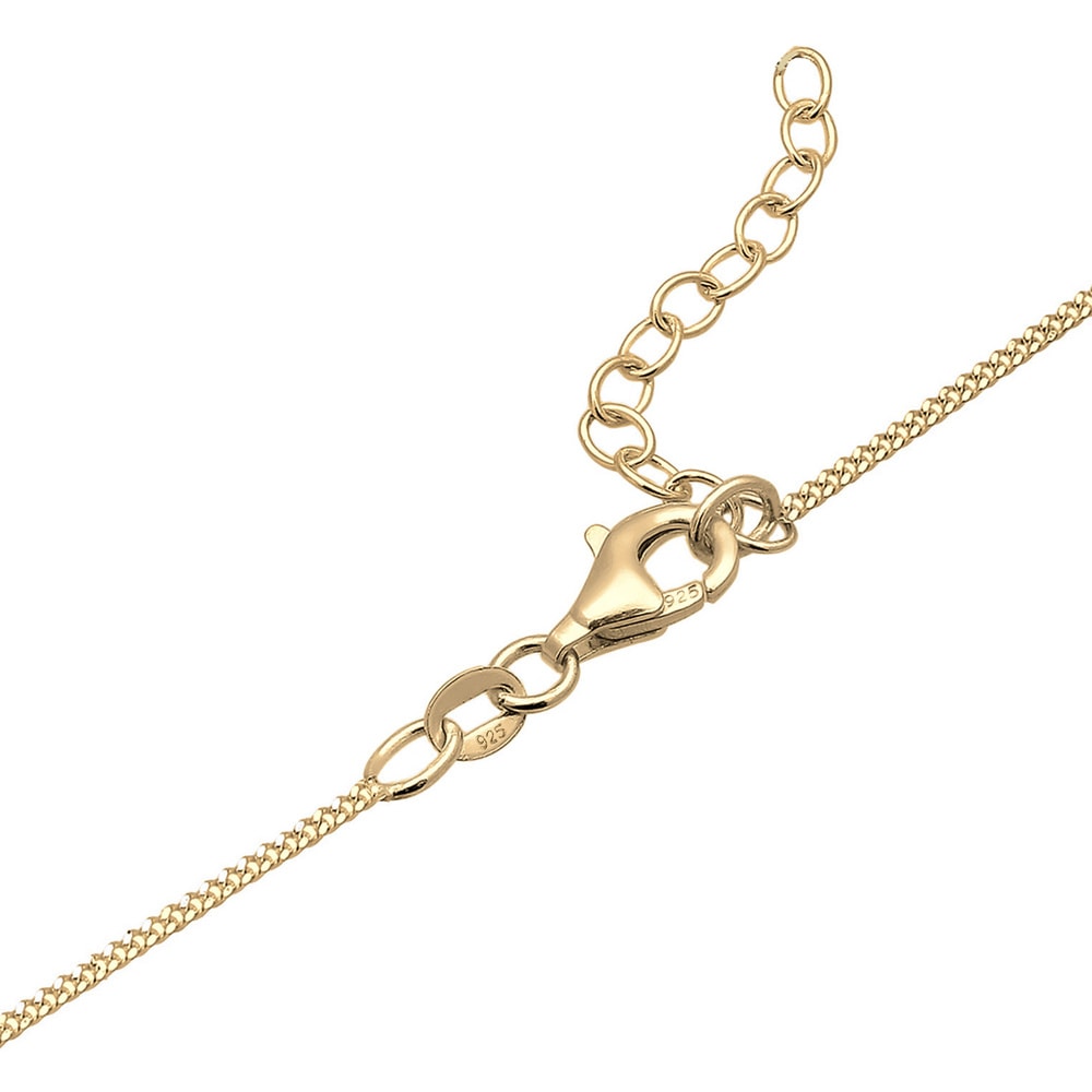 Elli Elli Collier Femme Pendentif Demi Lune Pierre de Lune - (925/1000) Argent collier