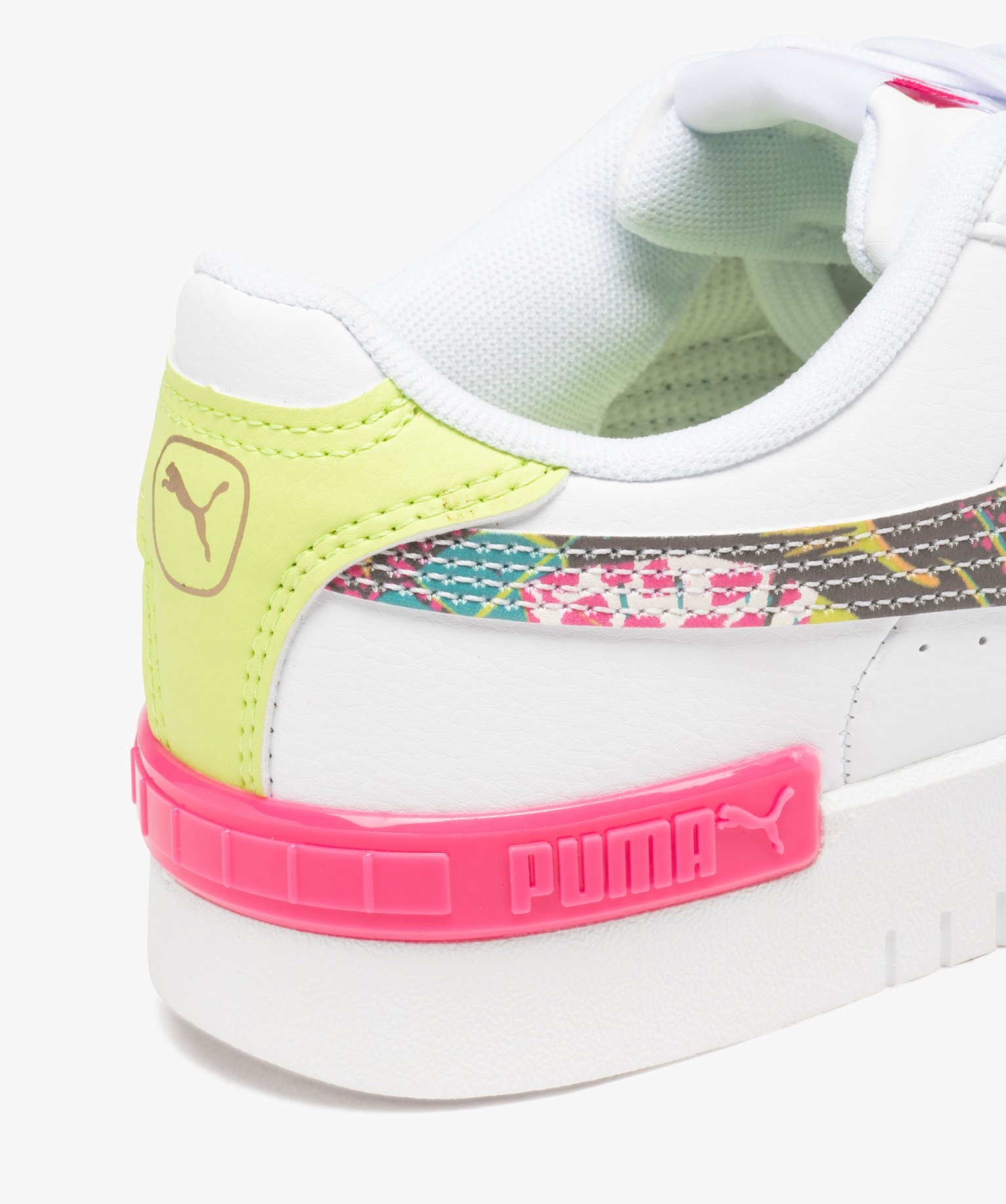 Baskets fille à lacets avec détail tropiques - Puma blanc | GEMO