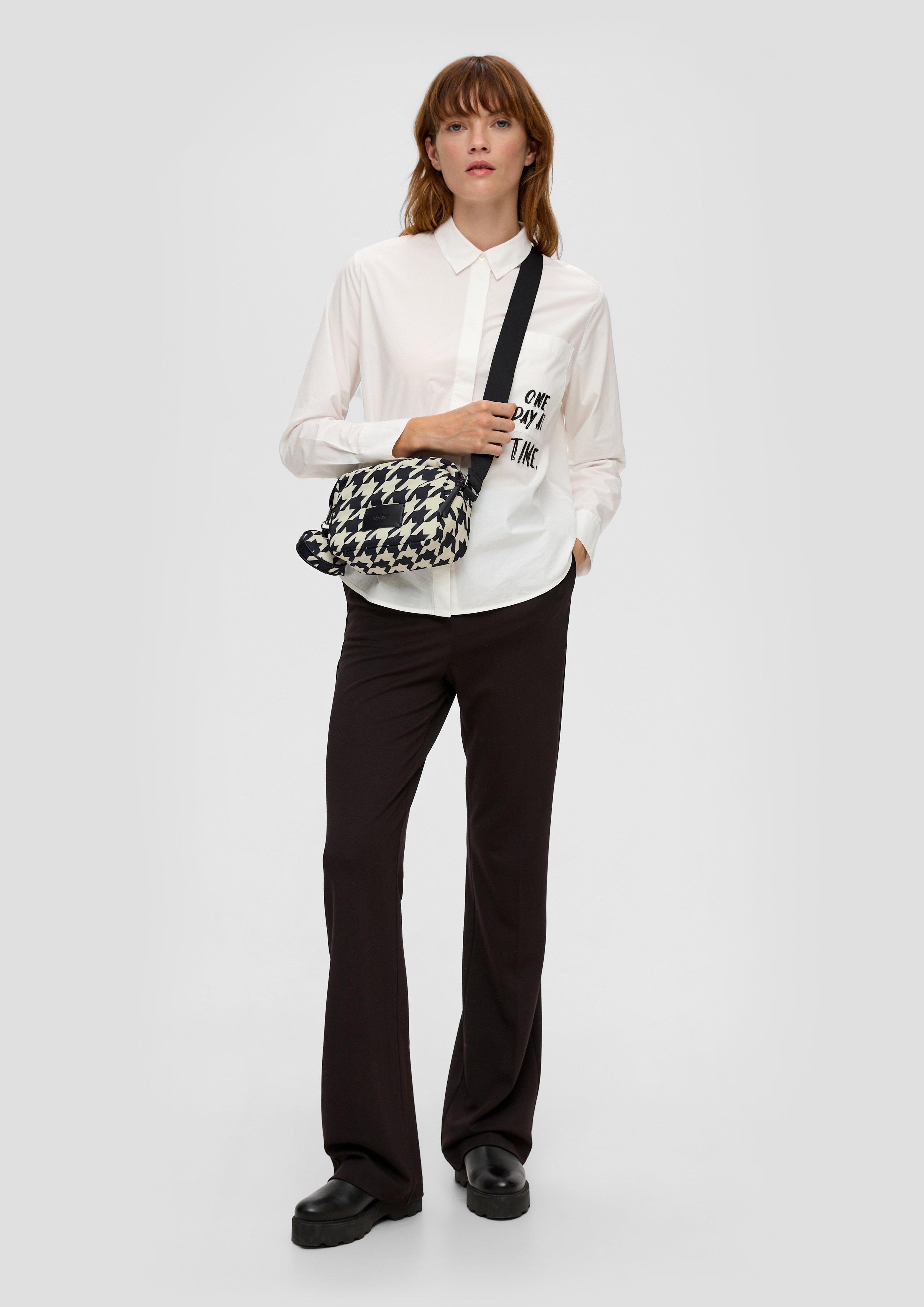 Crossbody Bag mit Hahnentritt-Muster  2139312-99R3
