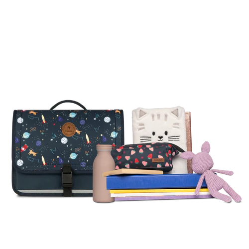 Cartable Discover Medium Reyjkavik-Roswell Bleu marine