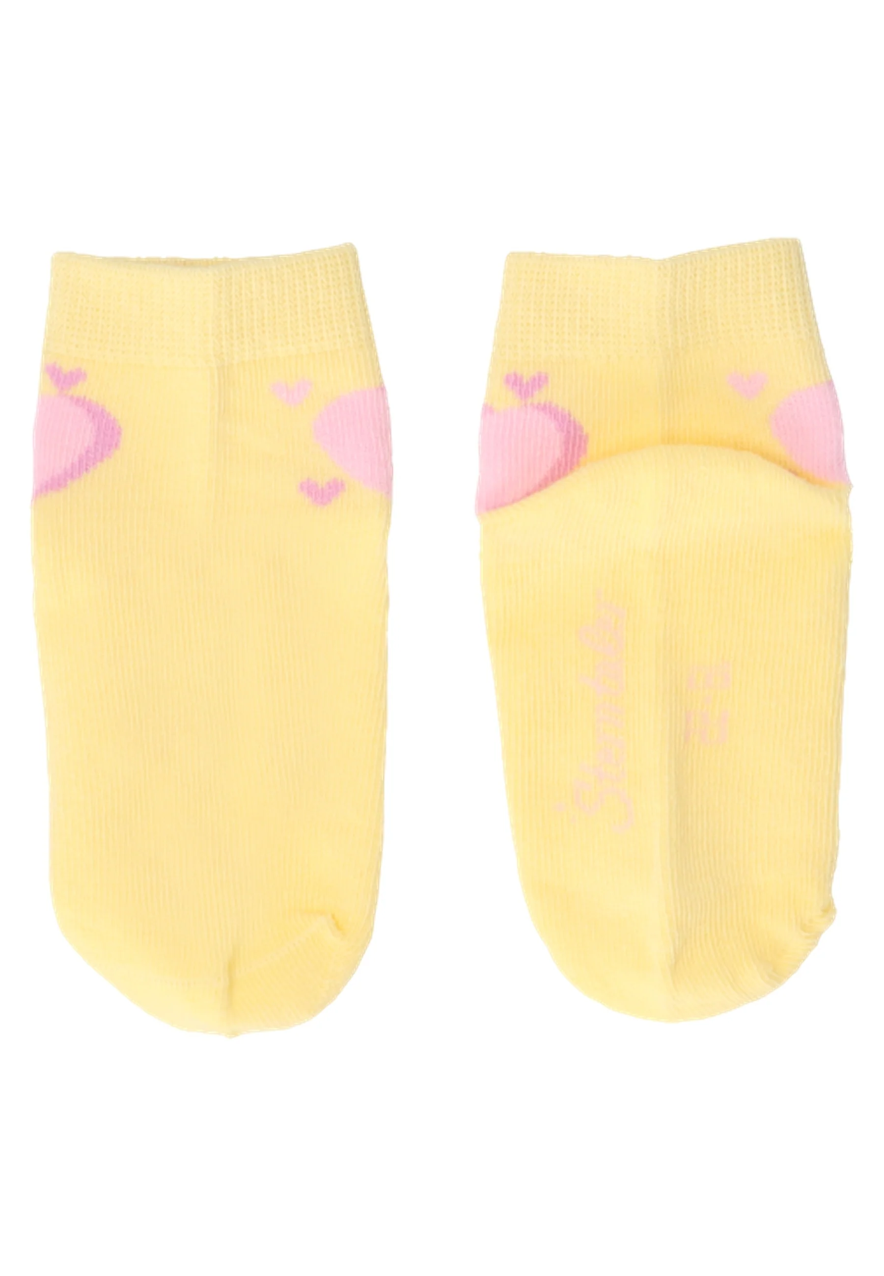 Socken im 3er Pack mit Motiv Herz in versch. Farben