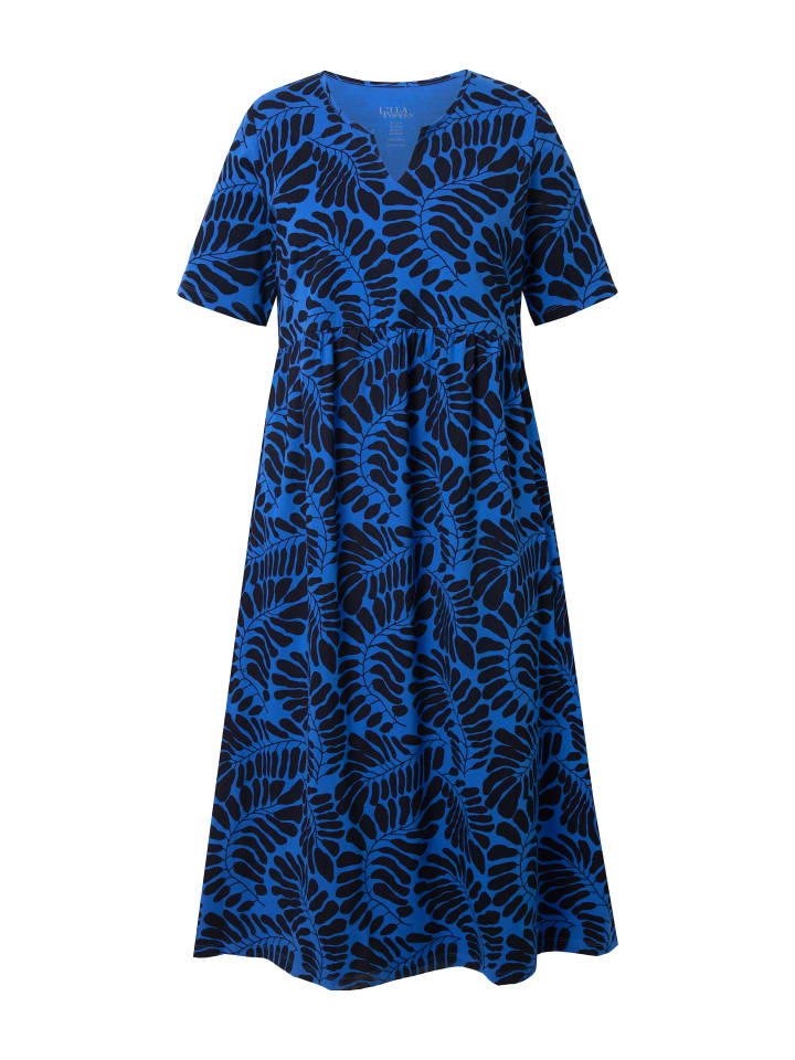 Ulla Popken Kleid in pfauenblau günstig kaufen