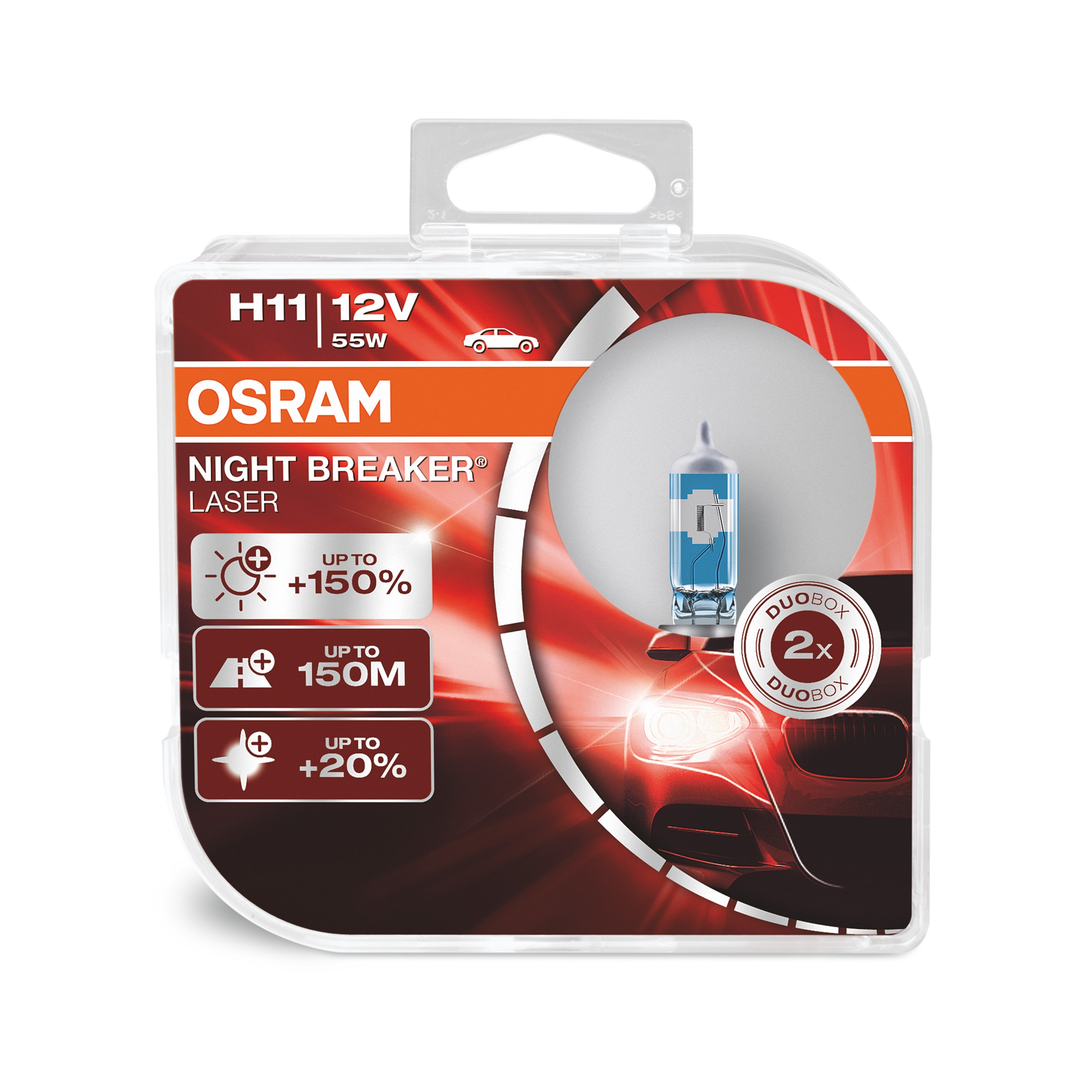 OSRAM Night Breaker Laser H11 12 V 55-W, 2 Stück - ATU
