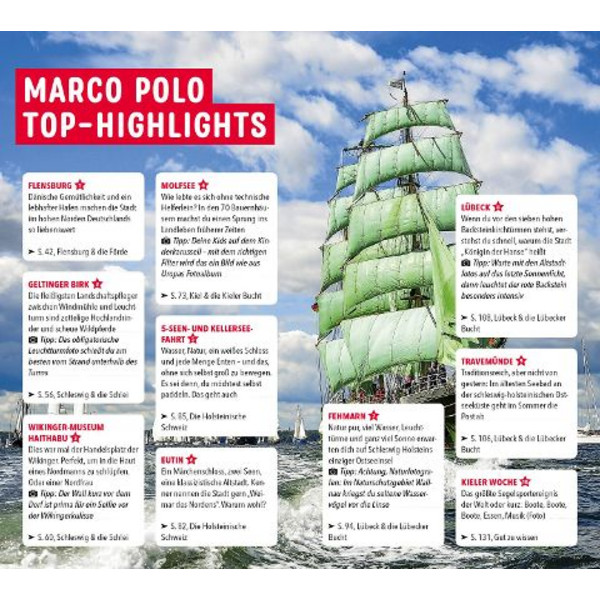 MARCO POLO REISEFÜHRER OSTSEEKÜSTE, SCHLESWIG-HOLSTEIN - Reiseführer