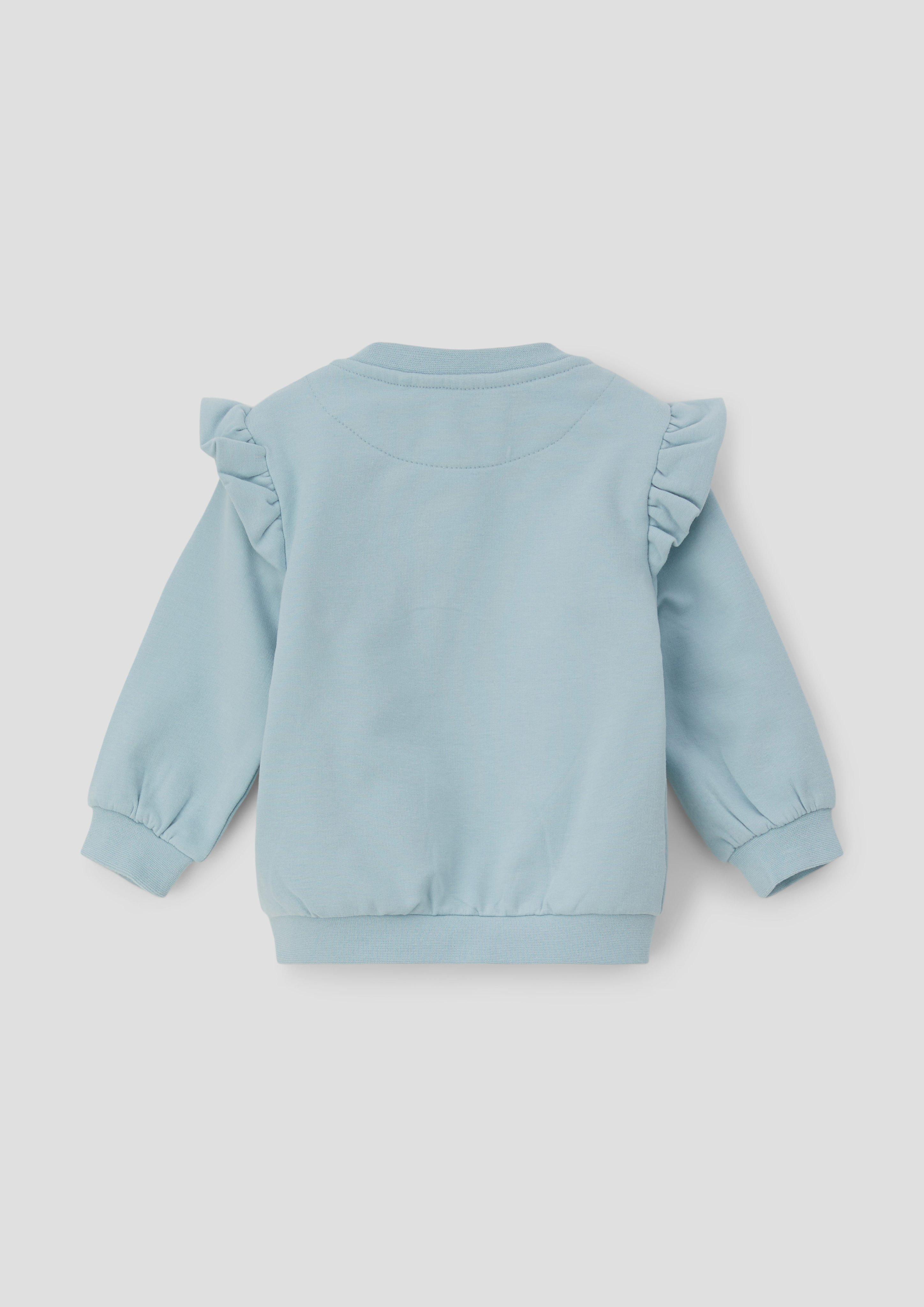 Sweatshirt-Jacke mit Rüschen  2142897-6103
