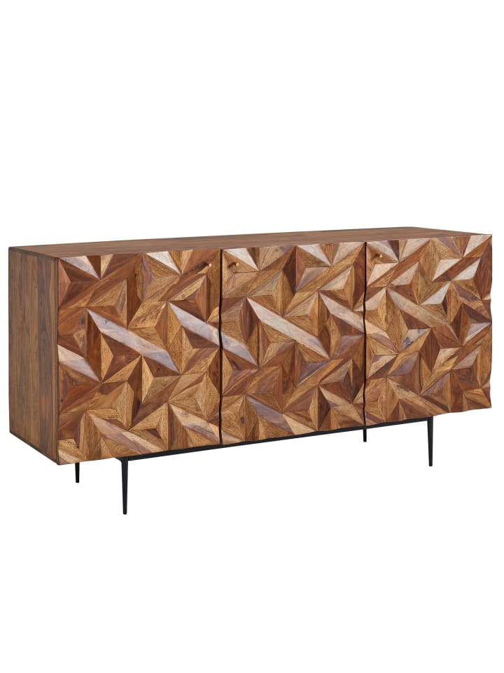 KADIMA DESIGN Sideboard 144x72x47 cm Massivholz / Metall Anrichte, Kommode günstig kaufen onesize