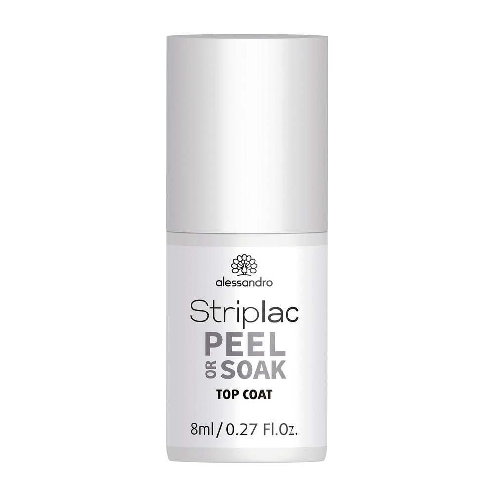 alessandro Striplac Peel or Soak  Top Coat 8 ml Top Coat LED pour vernis Striplac Peel or Soak