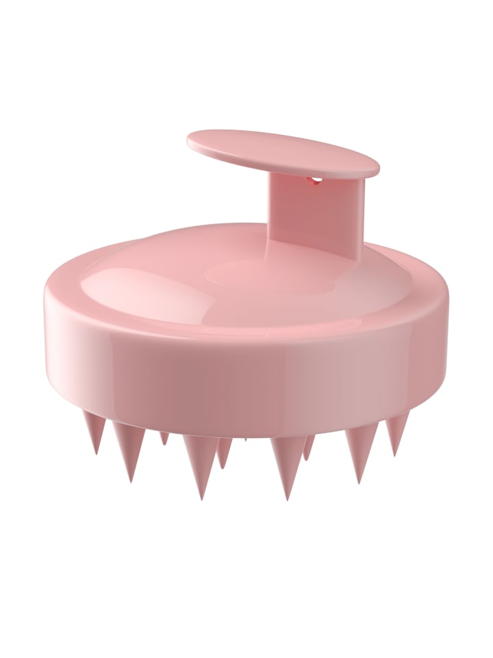 Intirilife Kopfhaut Massagebürste aus Silikon in Pink günstig kaufen onesize
