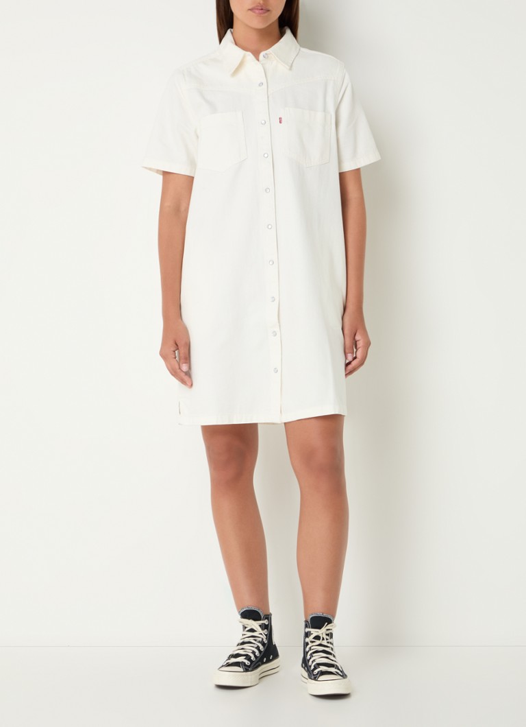 Rochie mini din denim Levi's Louisa cu buzunare la piept