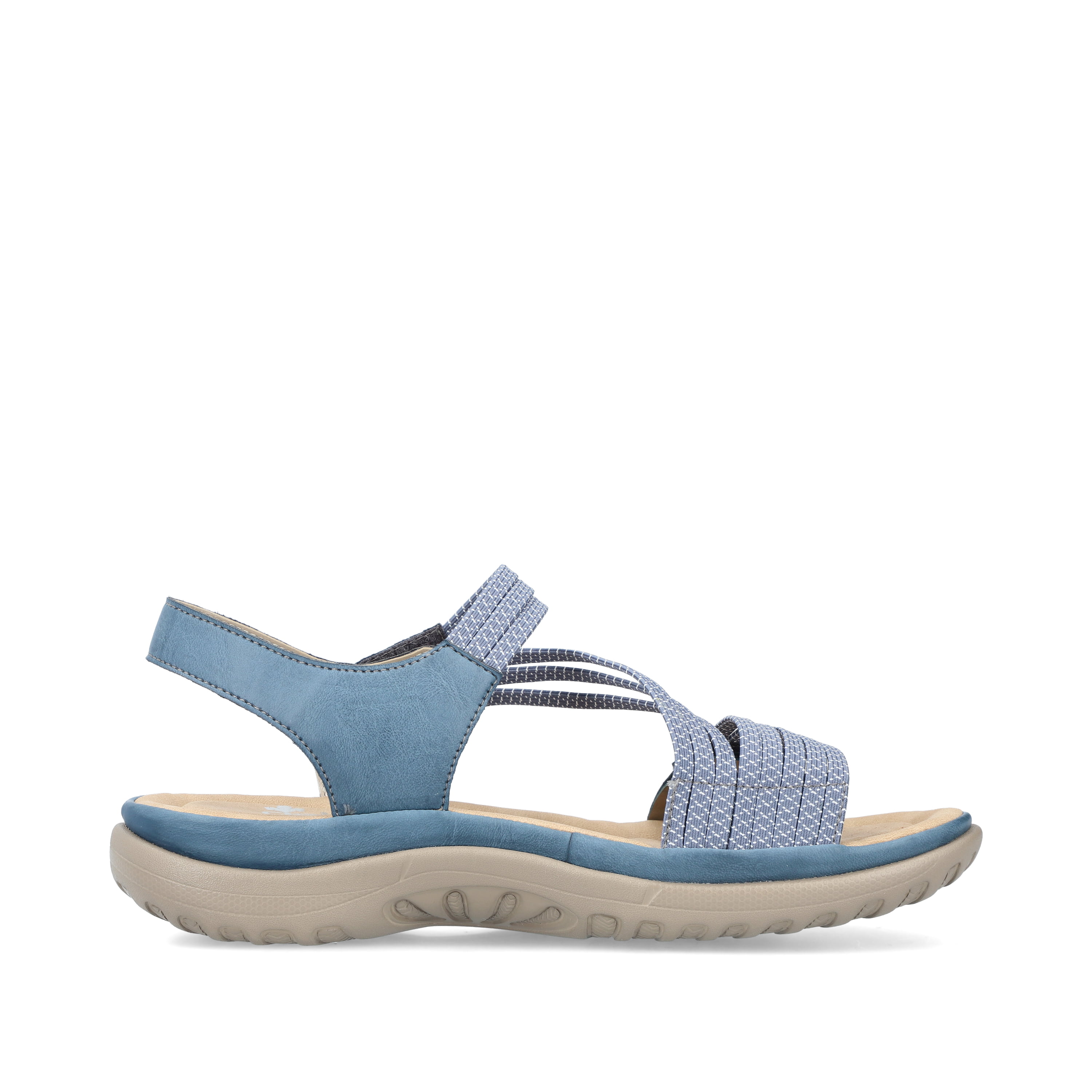 Rieker Damen Riemchensandalen himmelblau