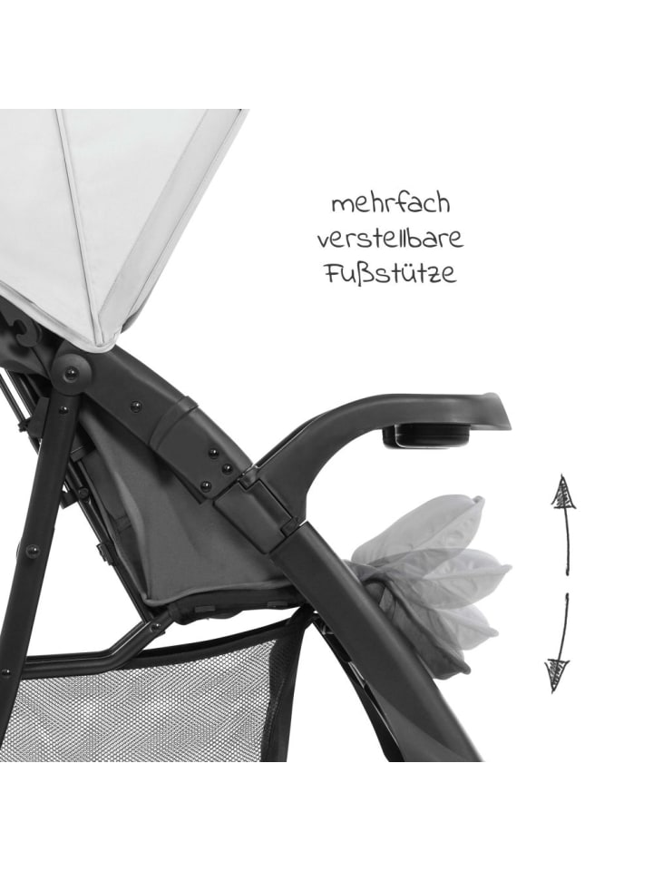Hauck Buggy Shopper Neo II - Grey in grau,schwarz günstig kaufen onesize