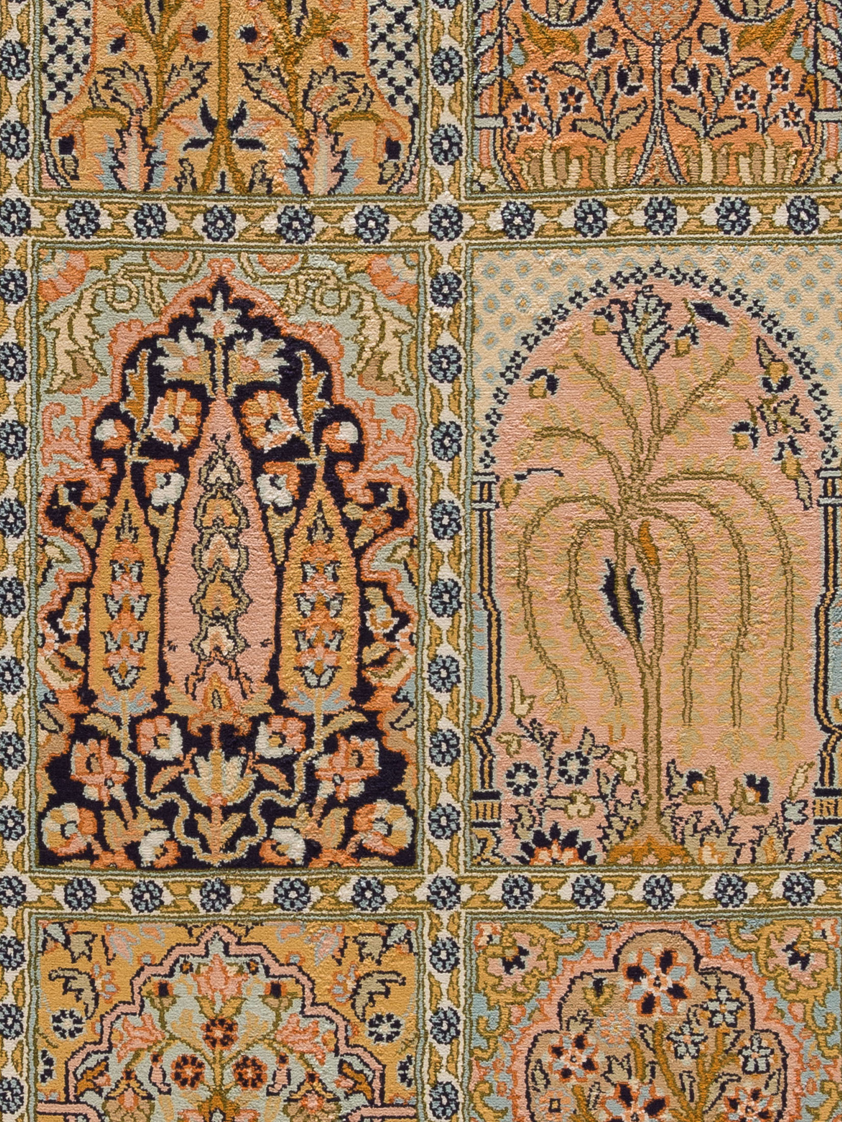 Kaschmir Seide 18/18 ca. 168 x 249 cm, Unikat / Einzelstück