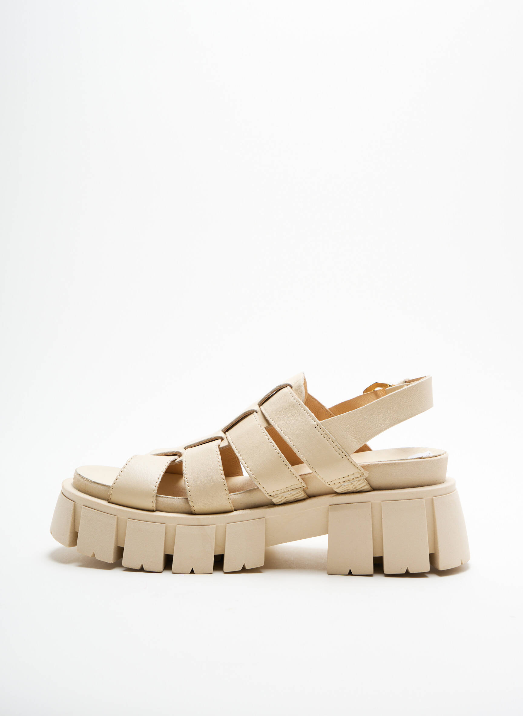Mjus Sandales Nu Pieds Femme couleur beige