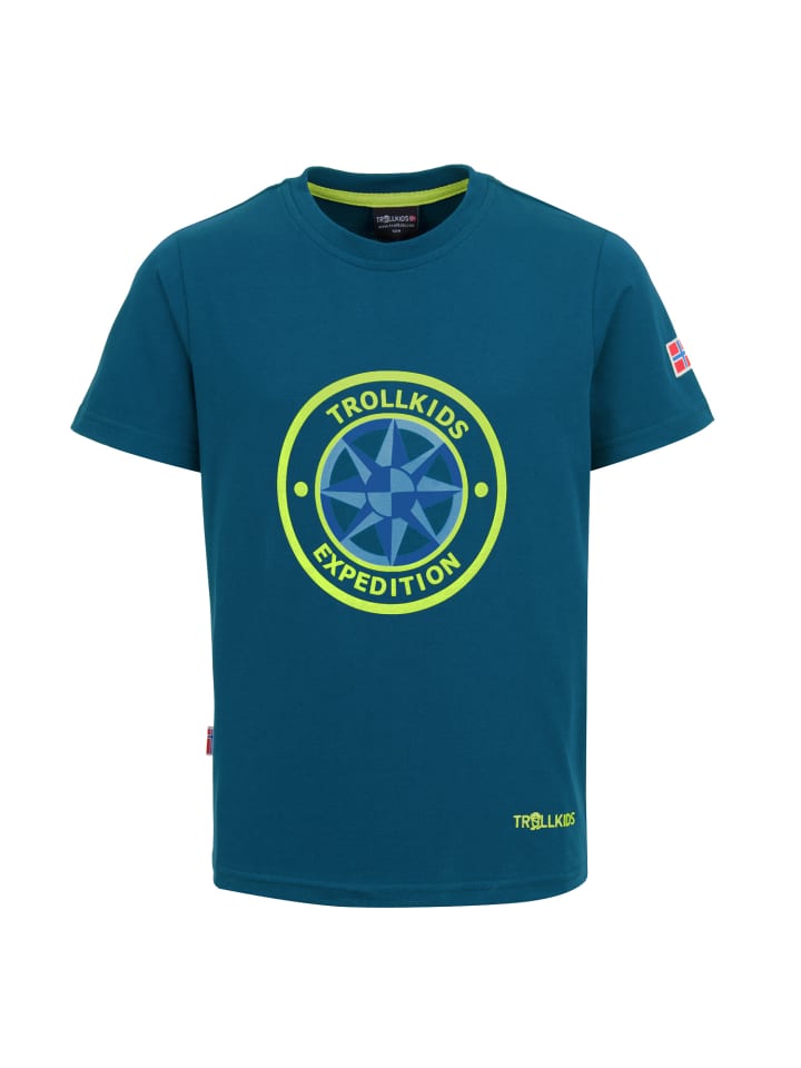 Trollkids Funktionsshirt Windrose in petrol günstig kaufen