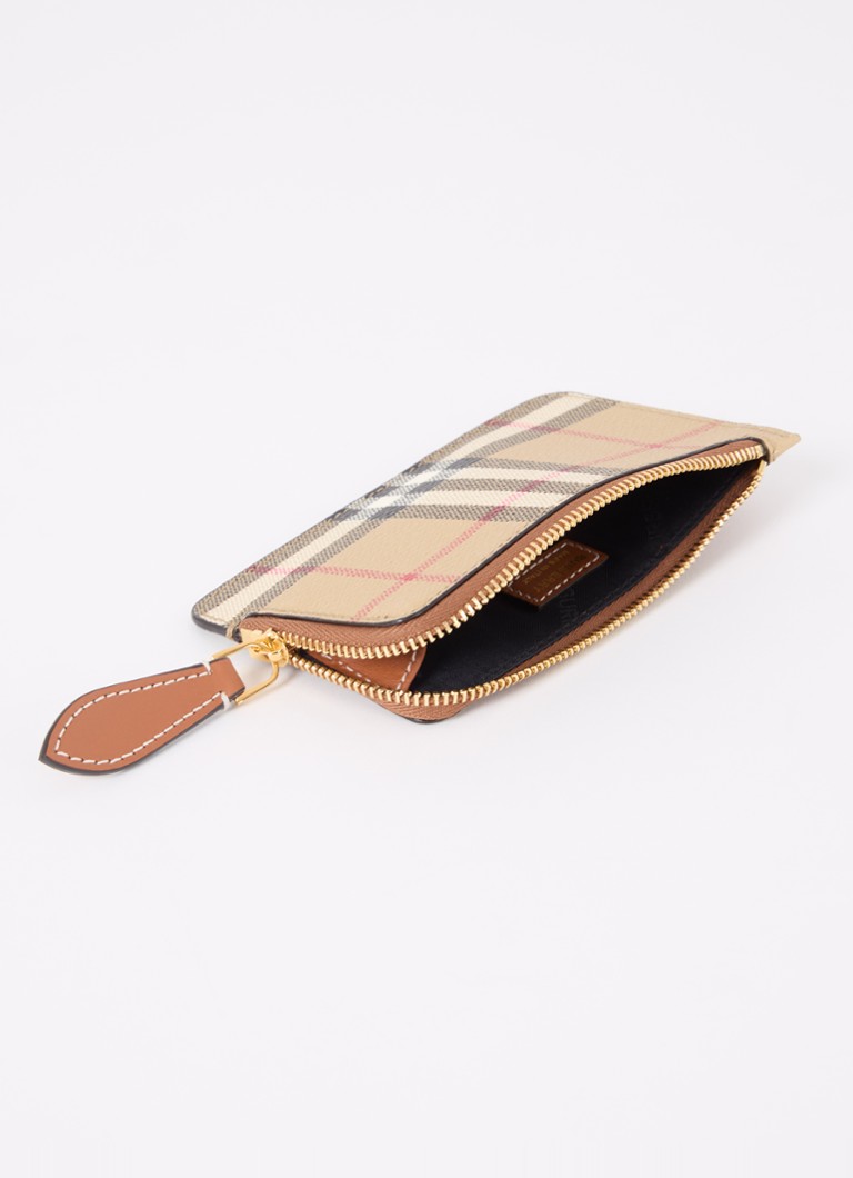 Portofel din piele cu imprimeu de card Burberry Check