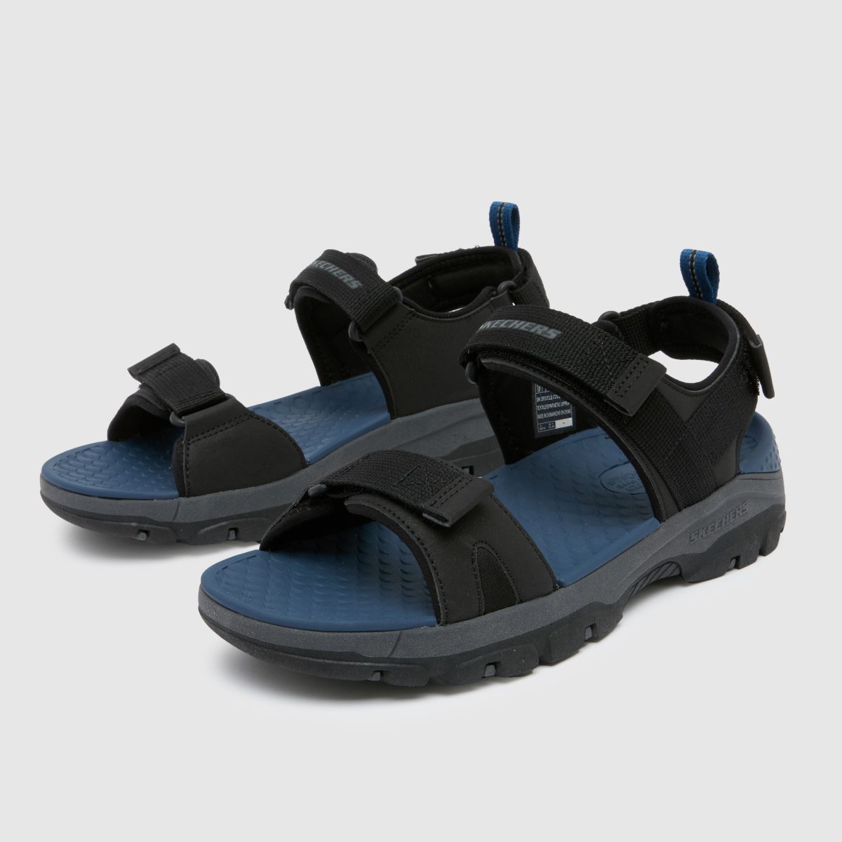 SKECHERS tresmen - ryer szandál fekete színben