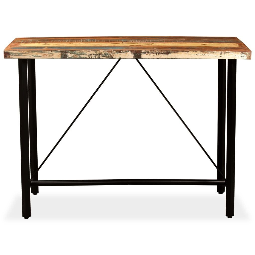möbelando Stehtisch 295480 (LxBxH: 150x70x107 cm), aus Massivholz in recycle Optik