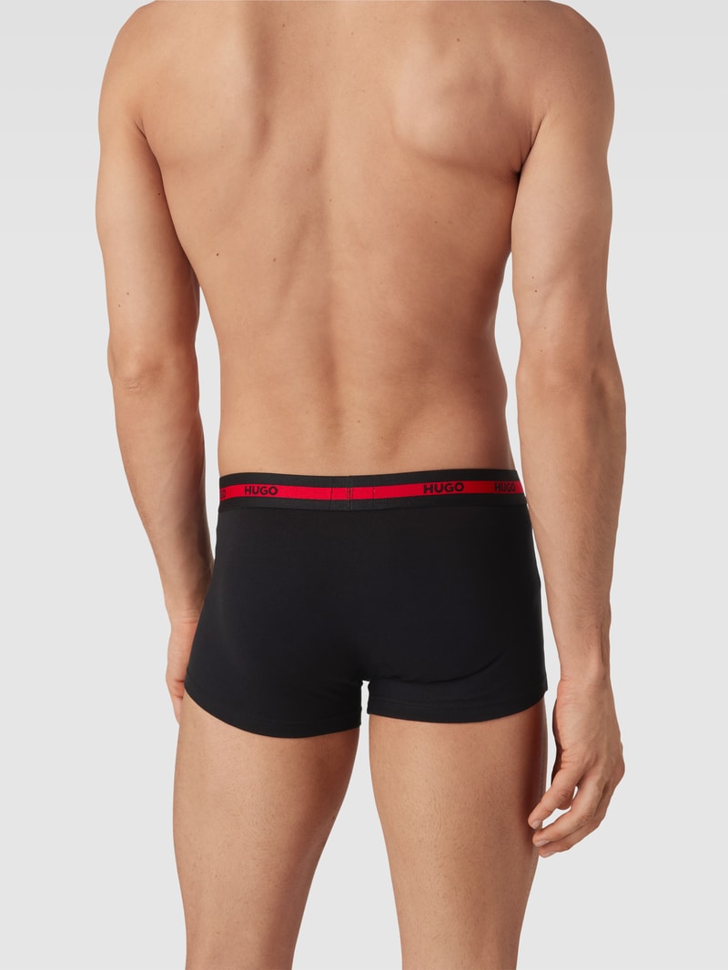 Trunks mit Logo-Bund in schwarz