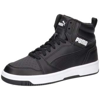 PUMA Rebound V6 Mid WTR Jr Sneaker in schwarz
