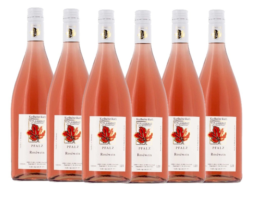 Wein- & Sektgut Karlheinz Roth Weingut Karlheinz Roth Roséwein  QbA 2023 - 6er Karton