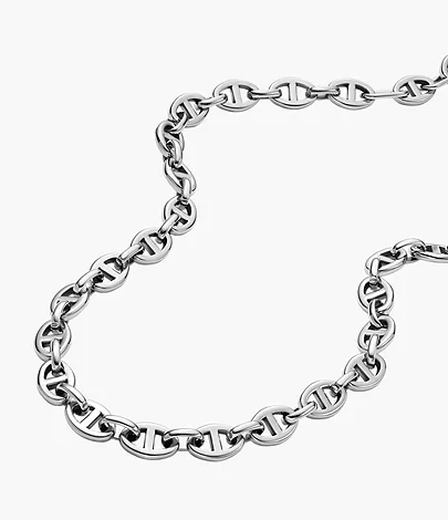 Fossil Kette Heritage D-Link Edelstahl