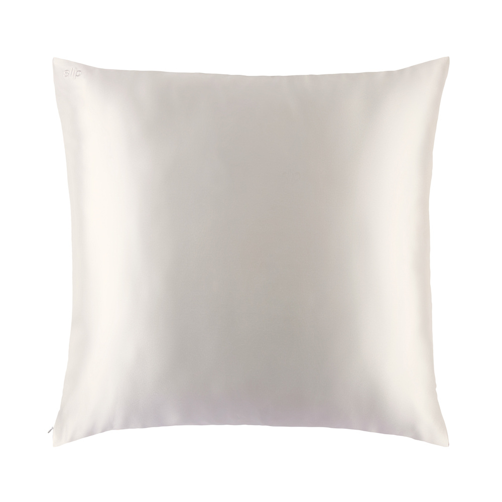 slip taie d'oreiller pure soie slip euro - blanc taie d'oreiller euro