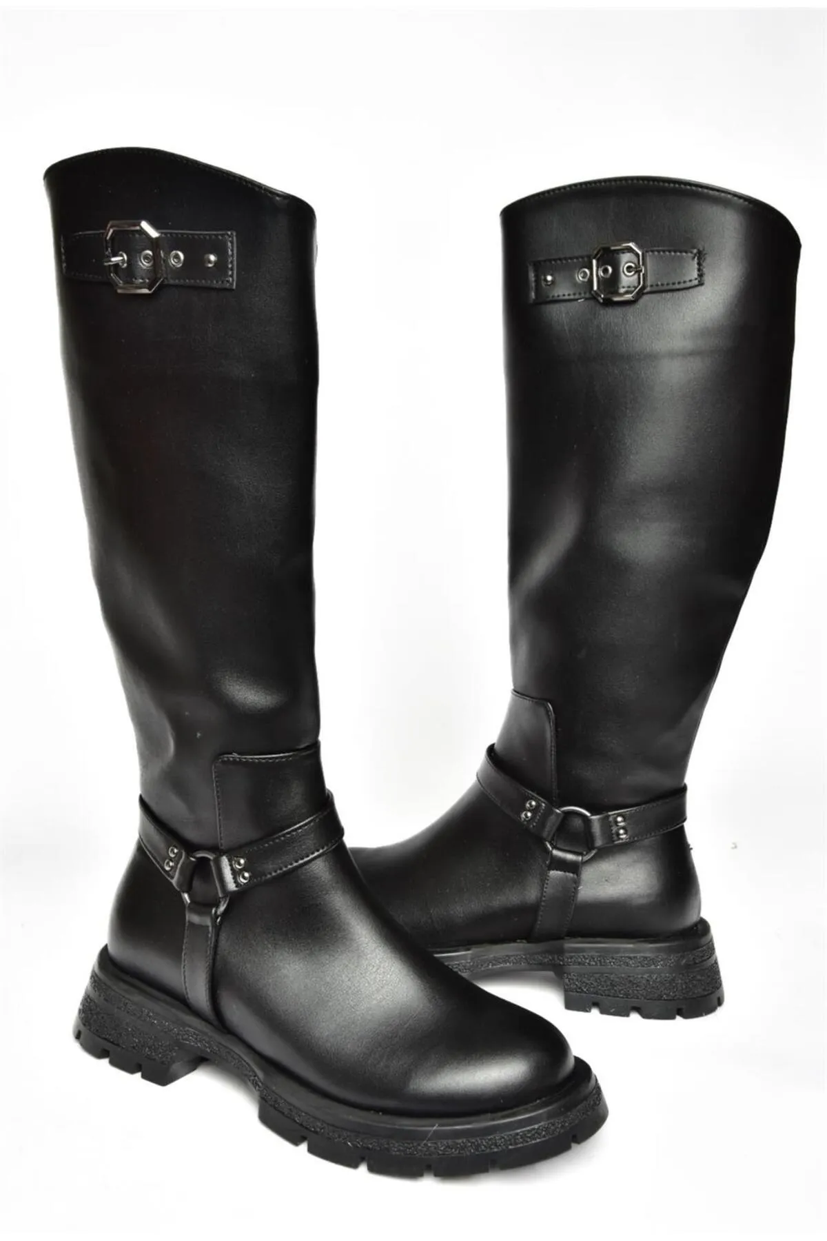 Fox Shoes  R518296309 Schwarze Damenstiefel mit Reißverschluss